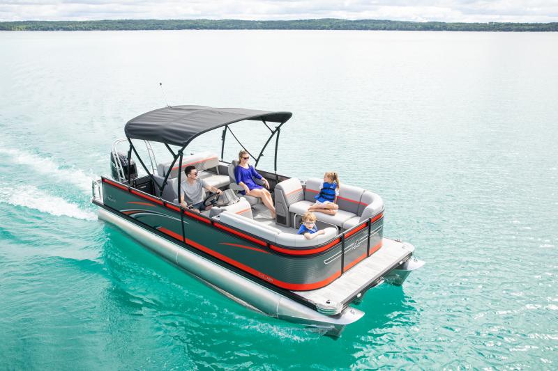 2023 Qwest M Class 8520 Lanai RT Pontoon Boat Splendor Deck Boats