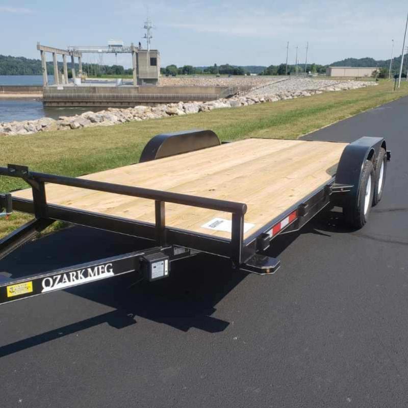 2021 Ozark Trailer Mfg 82"x18' 7k Car Hauler Bellville, WV Trailer