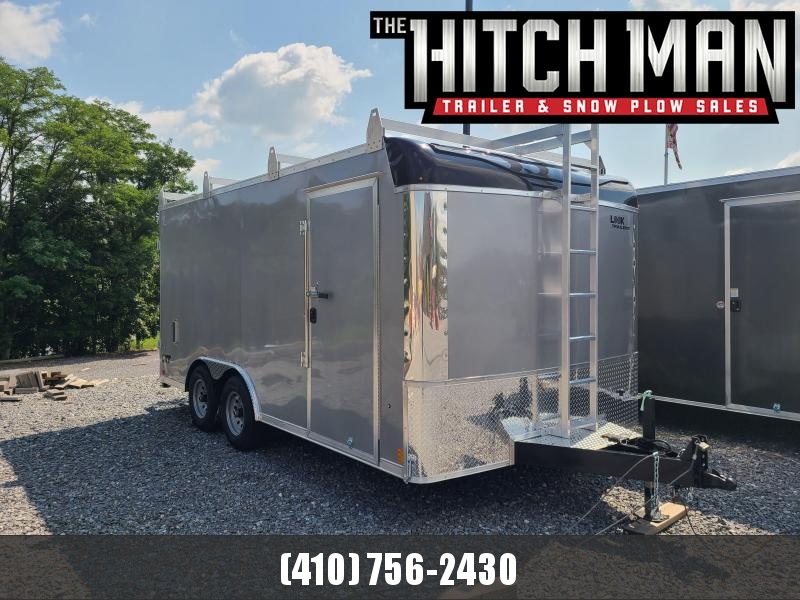 8.5 x 16 LOOK LXT Tool Barn Cargo Trailer 10k ****Silver, Millhouse Package 8.5 x 16 LOOK LXT Tool Barn Cargo Trailer 10k ****Silver, Millhouse Package