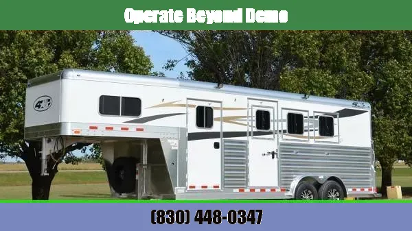 2021 4-Star Trailers 3 Horse Model - 18' x 7' Horse Trailer