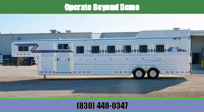 2021 4-Star Trailers 6 Horse Model - 27' x 7' Horse Trailer