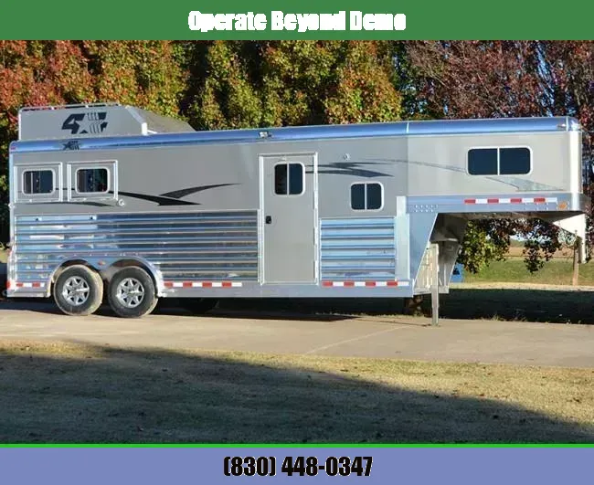2021 4-Star Trailers 2 Horse Model - 14' x 7' Horse Trailer
