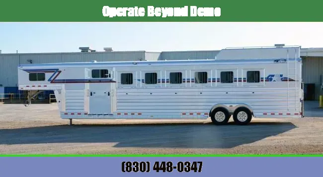 2021 4-Star Trailers 6 Horse Model - 27' x 7' Horse Trailer