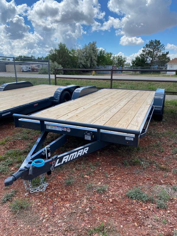 2021 Lamar 18x7 Car Trailer Gillette, WY Dealer Rush Motorsports Sells New and Used Car