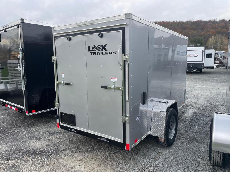 2022 LOOK ST DLX 5x10 3.5k Enclosed Cargo Trailer with Electric Brakes - Ramp - D-Rings - Sidewall Vents - LED Lights - Stabilizer Jacks - STLC5X10SI2DLX 2022 LOOK ST DLX 5x10 3.5k Enclosed Cargo Trailer with Electric Brakes - Ramp - D-Rings - Sidewall Vents - LED Lights - Stabilizer Jacks - STLC5X10SI2DLX
