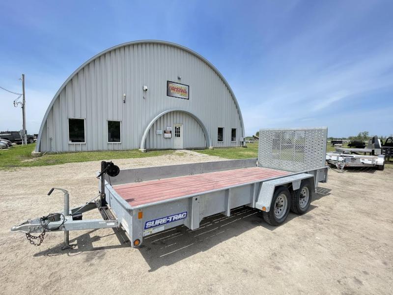 2015 Sure-Trac ST8216 Galvanized Utility Trailer 2015 Sure-Trac ST8216 Galvanized Utility Trailer