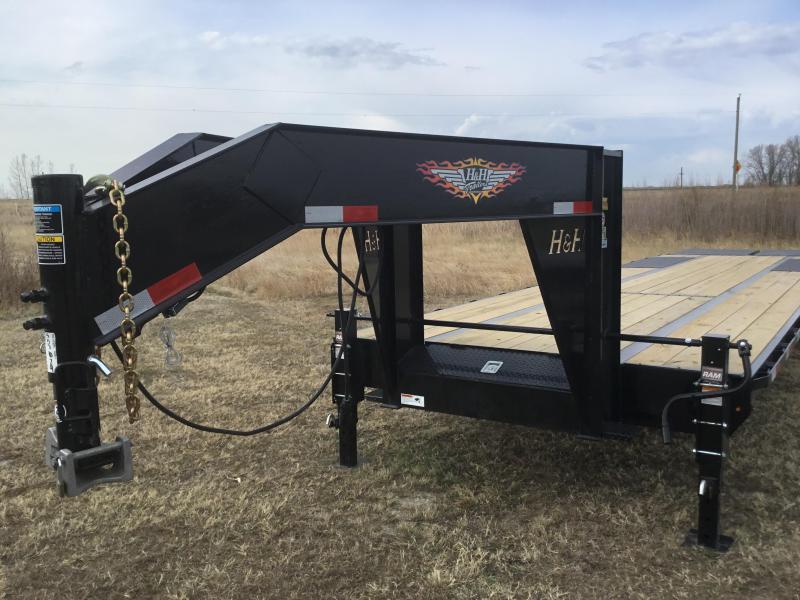 H&H Trailer HD LOW PROFILE DECKOVER TRIPPLE AXLE25 + 5 Flatbed Trailer H&H Trailer HD LOW PROFILE DECKOVER TRIPPLE AXLE25 + 5 Flatbed Trailer