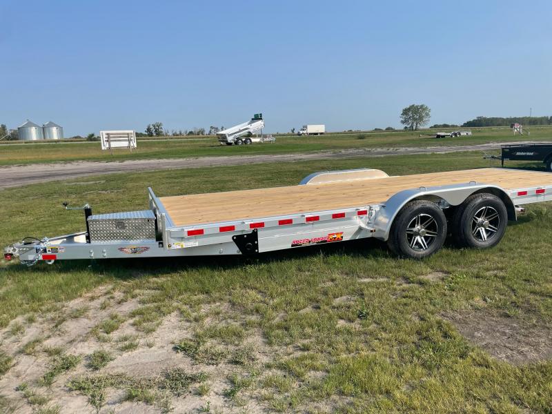 H&H EXA ALUMINUM SPEEDLOADER TILT CAR HAULER TANDEM AXLE H8220EXA-100 82"X20'10K H&H EXA ALUMINUM SPEEDLOADER TILT CAR HAULER TANDEM AXLE H8220EXA-100 82"X20'10K