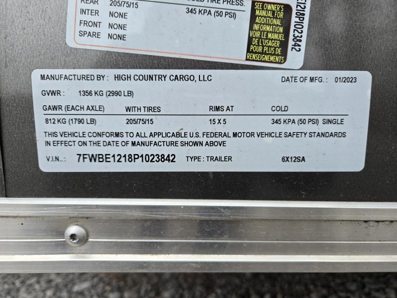 used Cargo (Enclosed) Trailers High Country  for sale, in Greenville, KY Thumbnail 6