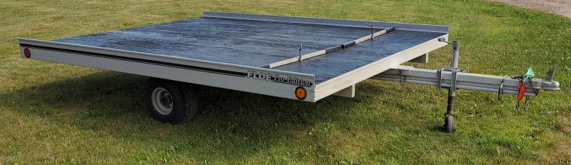 1994 Floe 8x10 Aluminum Snowmobile Trailer 1994 Floe 8x10 Aluminum Snowmobile Trailer