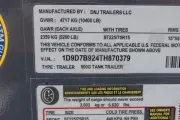  DNJ Trailers 500 Gal Fuel Trailer 