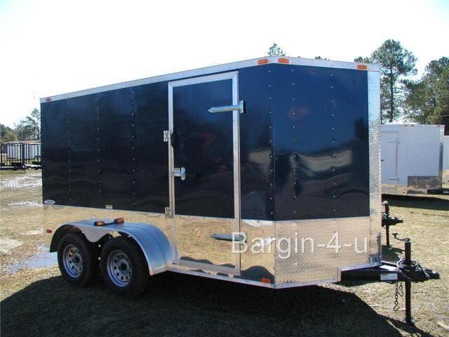 NEW 6 X 12 TANDEM ENCLOSED CARGO TRAILER