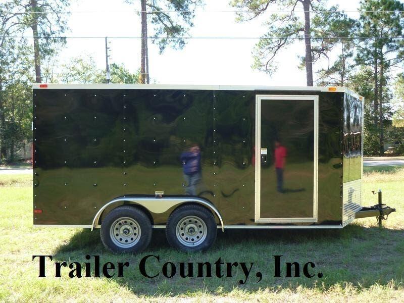 NEW 7' X 16' 'ALL AMERICAN' Series ENCLOSED CARGO TRAILER