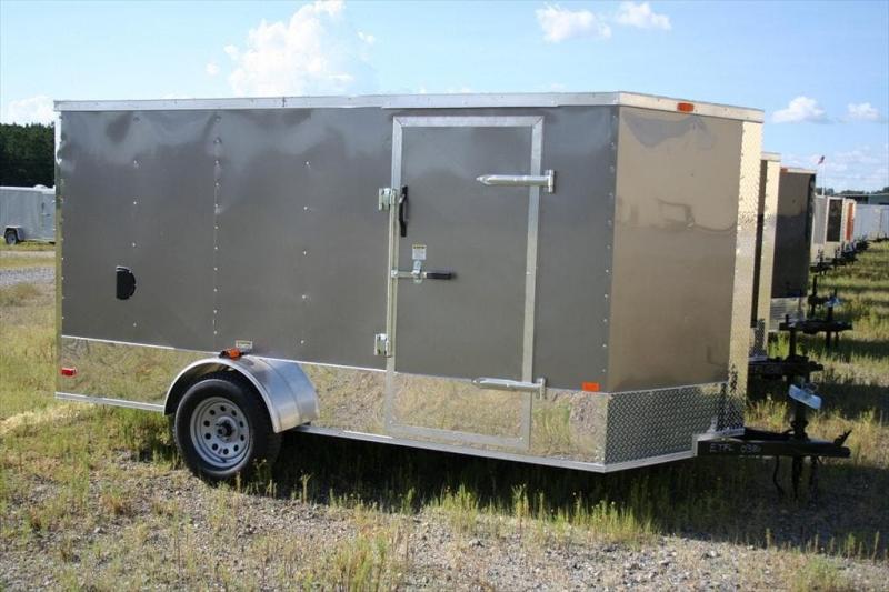 NEW 6 X 12 ALL AMERICAN SERIES ENCLOSED CARGO TRAILER