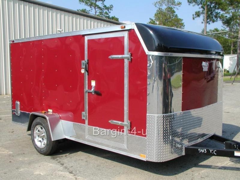 NEW 6X12 Low Rider Motorcycle ENCLOSED CARGO TRAILER