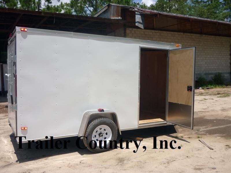 NEW 6' X 12' 'ALL AMERICAN' SERIES ENCLOSED CARGO TRAILER