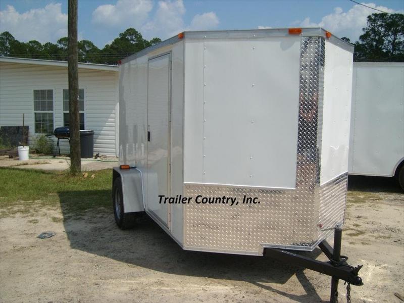 NEW 6' X 12' 'ALL AMERICAN' SERIES ENCLOSED CARGO TRAILER