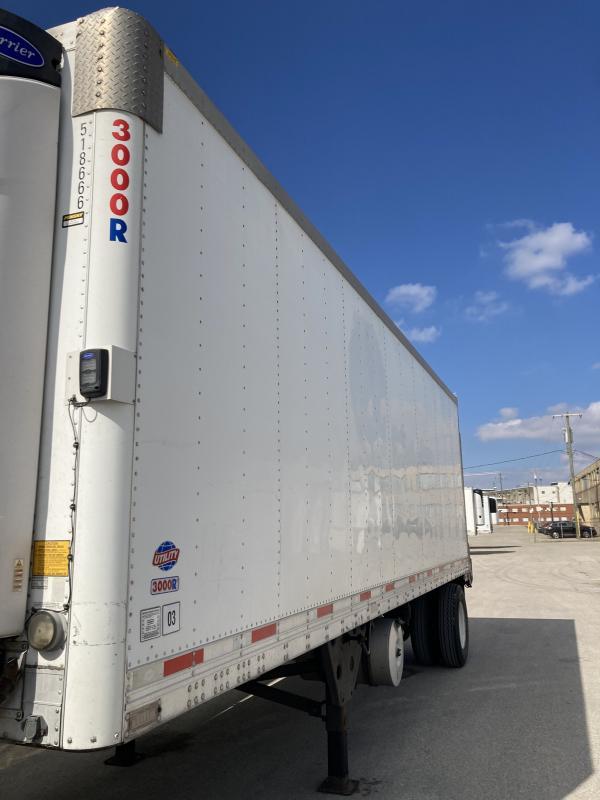2014 Utility 28' Reefer Trailer w/ Carrier 2100 Reefer Unit