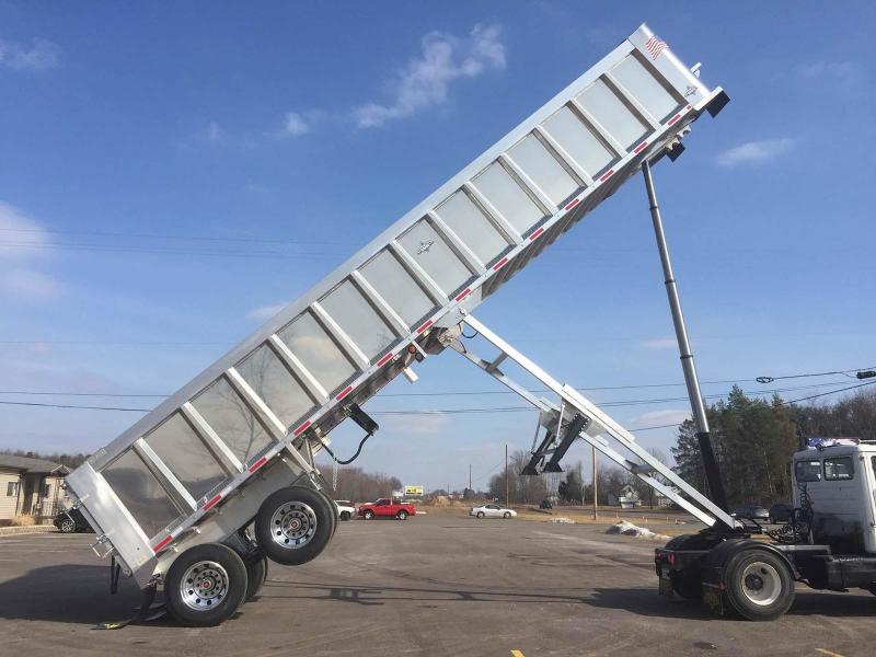 2023 Trailstar 39' Aluminum Sheet & Post Dump Trailer Semi Trailer