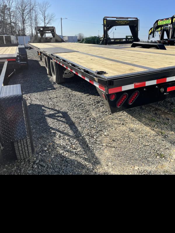 2022 Iron Bull Trailers 102" x 40' gooseneck flatbed Deckover Trailer