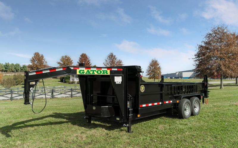 2021 Gatormade Trailers Gooseneck Dump Trailer 16 ft 14k GVWR 2021 Gatormade Trailers Gooseneck Dump Trailer 16 ft 14k GVWR