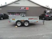 2017 N&N Trailers  Galvanized 64'' X 10' Closed Side Utility Trailer  