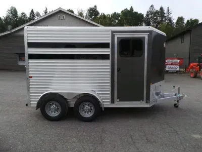 Frontier Aluminum Trailers 80'' X 11' Colt Series Combo/ Slant 2-Horse