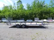 2016 EASY HAULER 6.5'X20' GALVANIZED TANDEM AXLE UTILITY TRAILER 