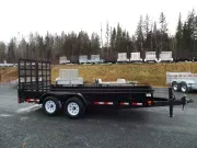 2027 Canada Trailers 7' X 16' Tandem Axle Steel Side Utility Trailer 10,000Lb GVW 