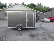 2025 One Sixteen Trailers Galvanized 6' X 12' Enclosed Cargo Trailer W/ Barn 