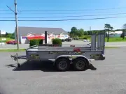 2015 MAXI-ROULE GALVANIZED 6X12' TANDEM AXLE UTILITY TRAILER 