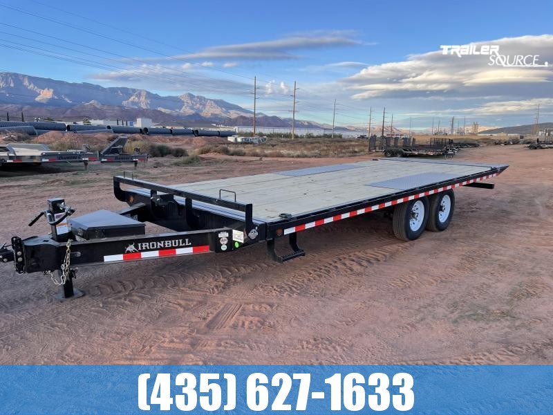 IRON BULL 102x24 TDP14 (14K) Deckover Tilt Equipment Trailer IRON BULL 102x24 TDP14 (14K) Deckover Tilt Equipment Trailer