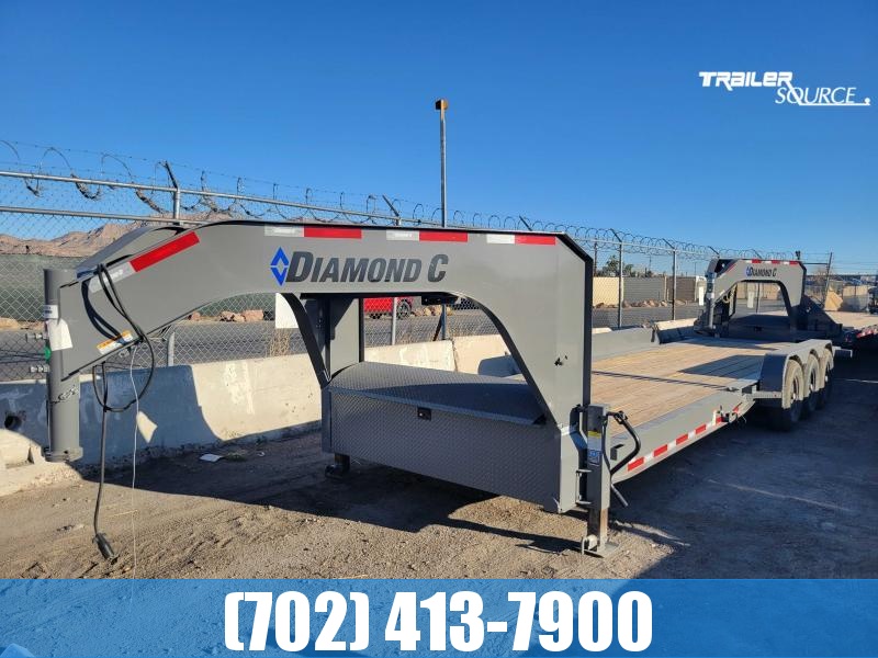 Diamond C 7x28 Triple Axle Gooseneck Tilt Trailer 24k GVW Diamond C 7x28 Triple Axle Gooseneck Tilt Trailer 24k GVW