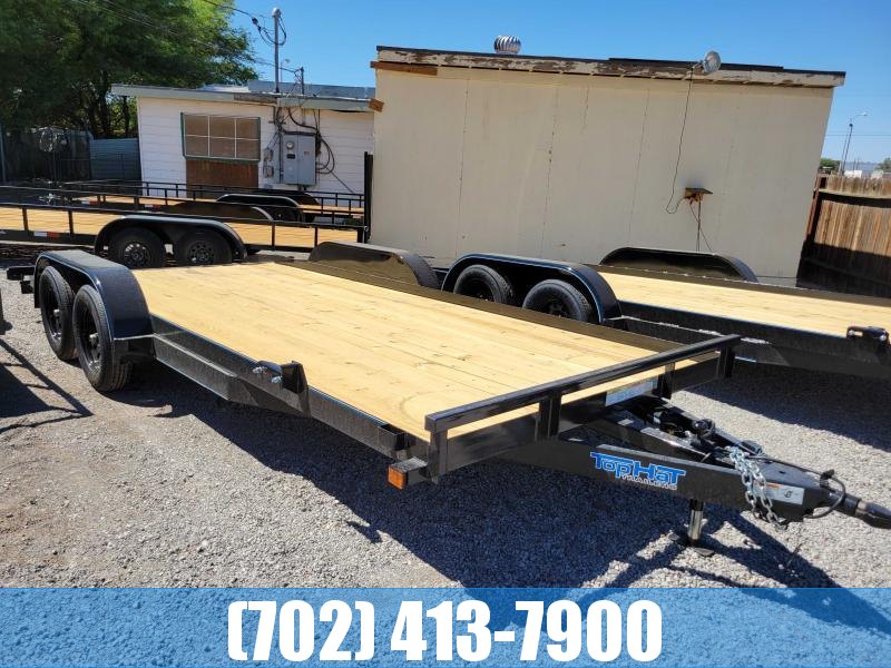 2022 TOP HAT Trailers 7x18 7K CAR HAULER W/ DOVETAIL Trailer 2022 TOP HAT Trailers 7x18 7K CAR HAULER W/ DOVETAIL Trailer