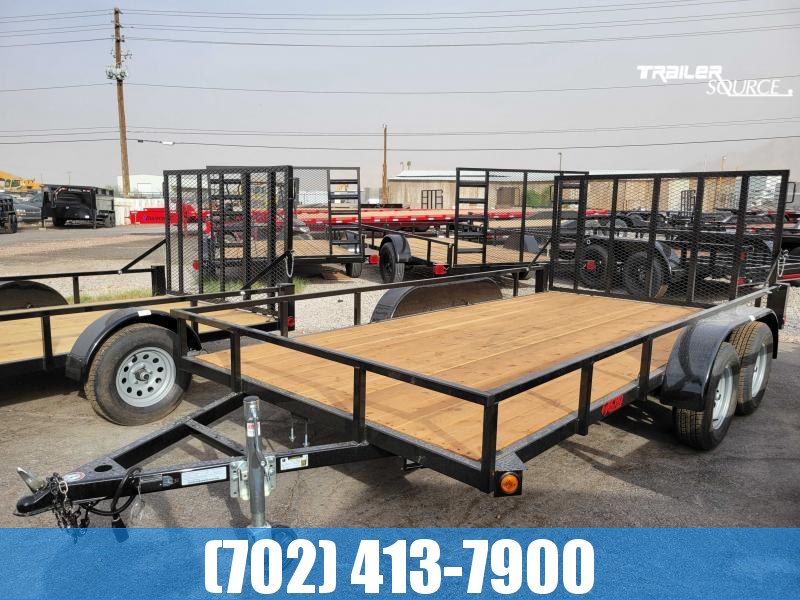 Echo Trailers 7X14 DOUBLE AXLE Utility Trailer Echo Trailers 7X14 DOUBLE AXLE Utility Trailer