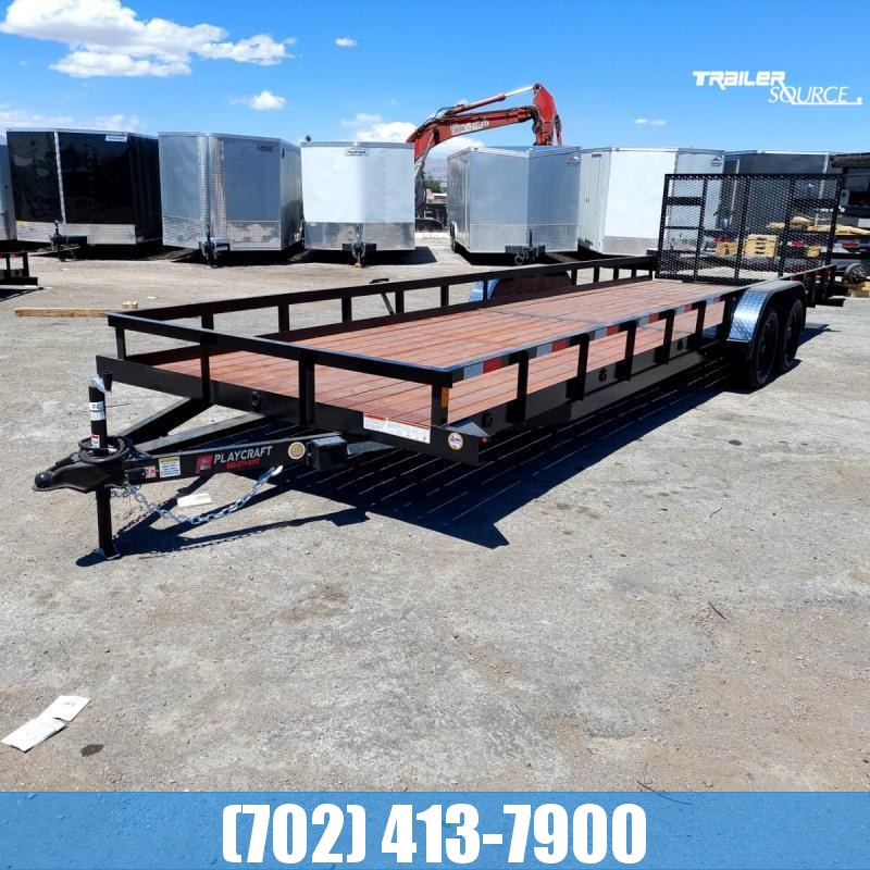 2022 Playcraft 7x28 Heavy Duty 10,000 GVWR Utility Trailer w/ Gate 2022 Playcraft 7x28 Heavy Duty 10,000 GVWR Utility Trailer w/ Gate