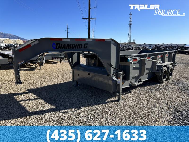 2024 Diamond C Trailers Gooseneck LPT Dump Trailer