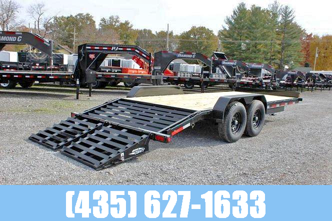 Top Hat 7x20 14k Equipment Trailer with Jumbo Ramps Top Hat 7x20 14k Equipment Trailer with Jumbo Ramps