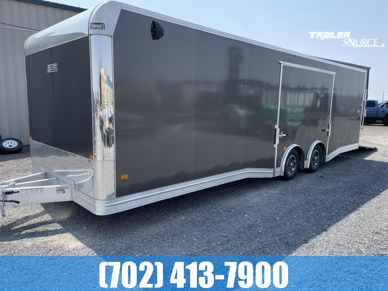 2022 ALCOM E-Z Hauler 8.5x28 Cargo/Car Hauler LOADED w/cabinets HUGE Pullout Auto escape door and more 2022 ALCOM E-Z Hauler 8.5x28 Cargo/Car Hauler LOADED w/cabinets HUGE Pullout Auto escape door and more