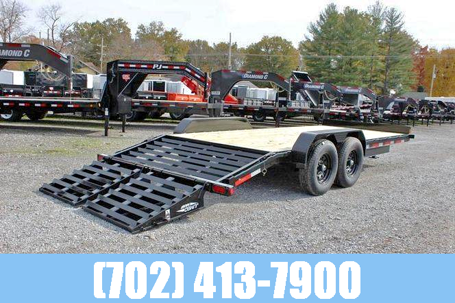 Top Hat 7x20 14k Equipment Trailer with Jumbo Ramps Top Hat 7x20 14k Equipment Trailer with Jumbo Ramps