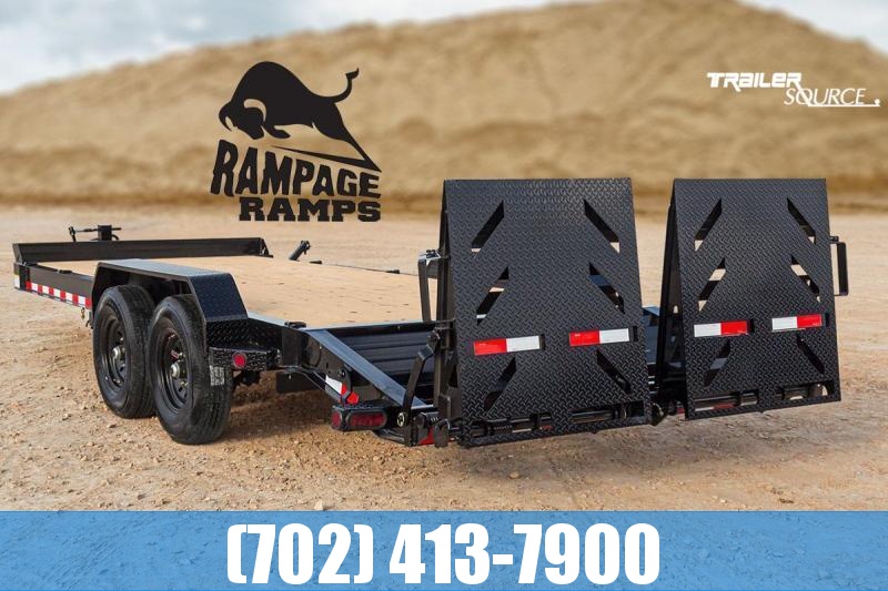 2022 Iron Bull 7X20 14K EWB LOW PROFILE EQUIPMENT/AUTO Trailer w/rampage ramps 2022 Iron Bull 7X20 14K EWB LOW PROFILE EQUIPMENT/AUTO Trailer w/rampage ramps