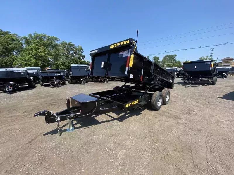 2026 Griffin GT-612/52 6x12 Low Side Dump Trailer