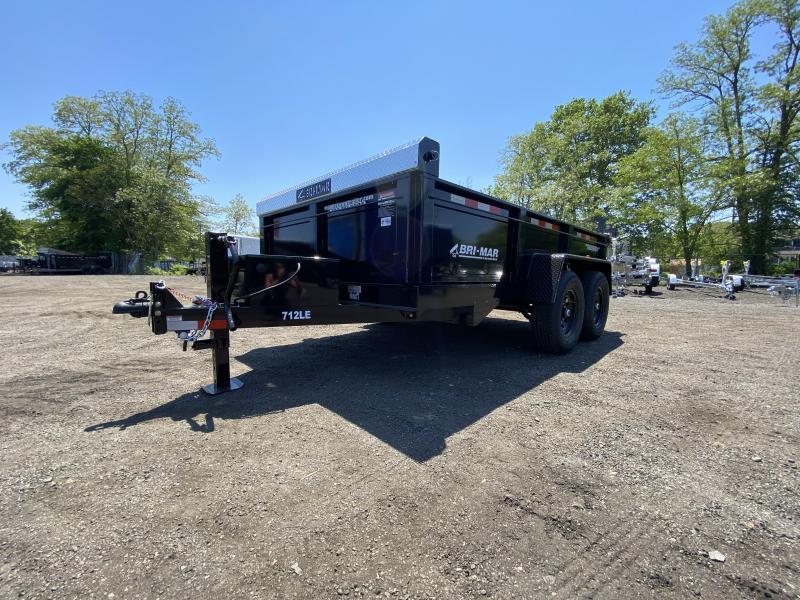 2023 BWISE DT712LP-LE-14 7x12 Low Side Dump Trailer