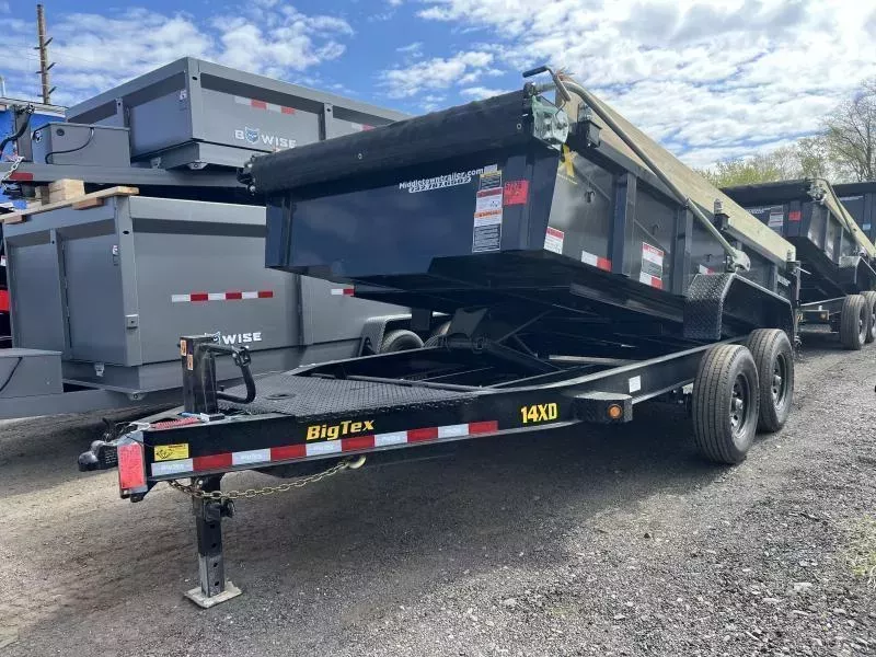 2026 Big Tex Trailers 7x14 14XD Low Side Dump Trailer