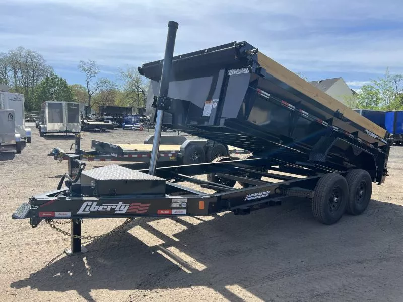 2025 Liberty LD14K83x14B8TS Low Side Dump Trailer