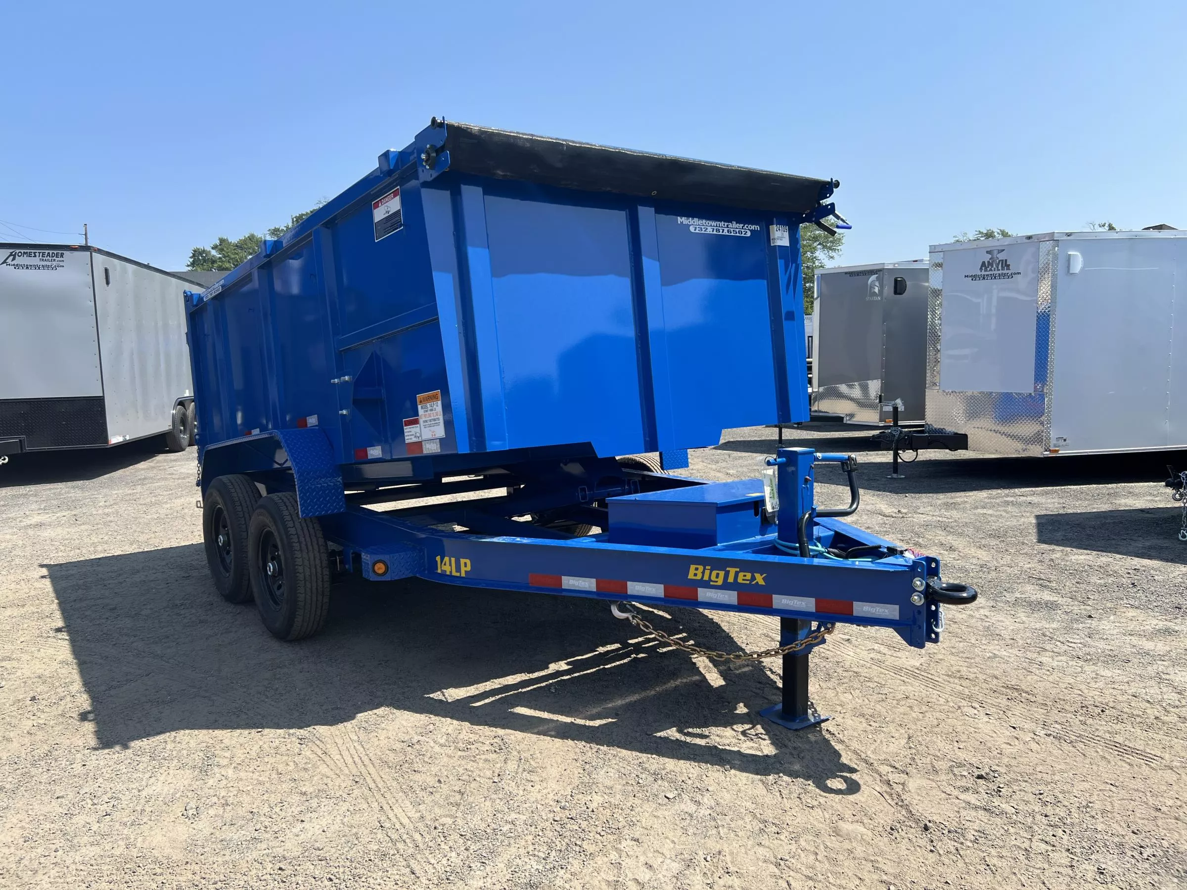 2026 Big Tex Trailers 14LP-12 7x12 High Side Dump Trailer in
