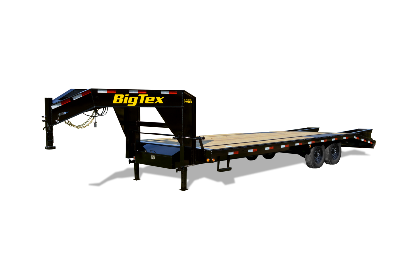 2023 Big Tex Trailers 14GN-25+5 Flatbed Trailer w/ Mega Ramps 2023 Big Tex Trailers 14GN-25+5 Flatbed Trailer w/ Mega Ramps