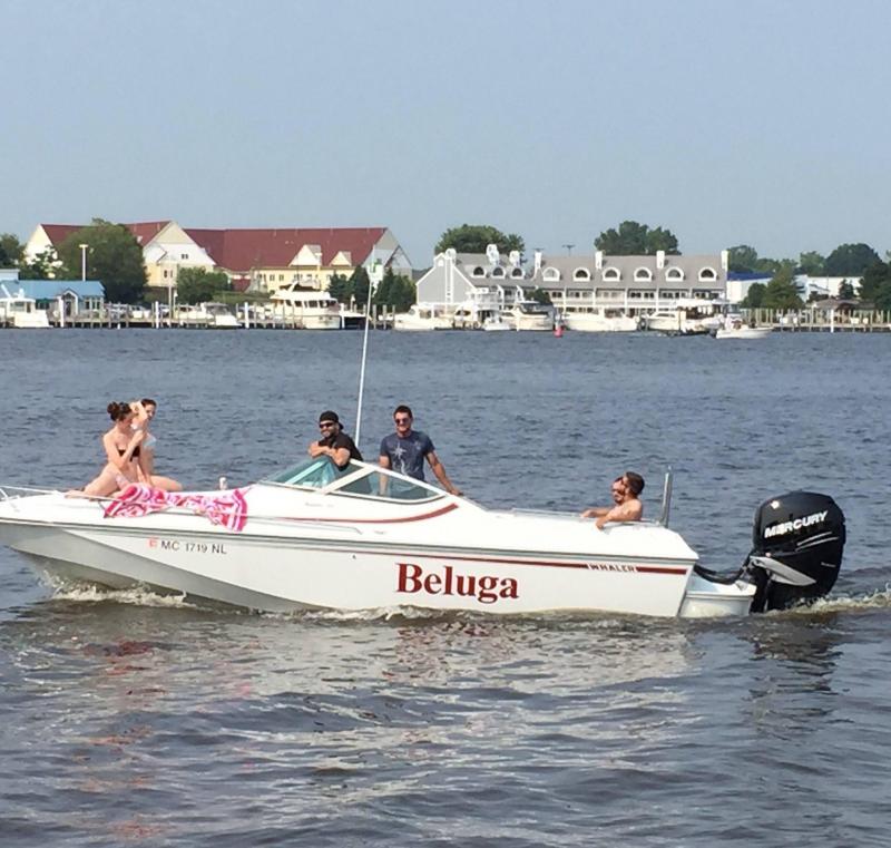 1988 Boston Whaler Temptation 2200 Marine Dealer in Michigan Shop