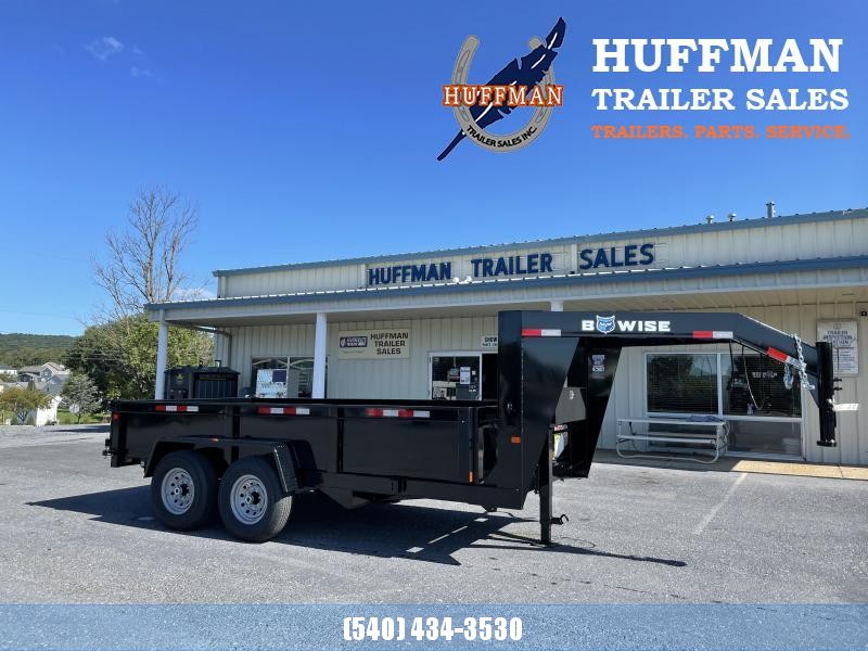2023 BWISE 7x14 Gooseneck Dump Trailer 2023 BWISE 7x14 Gooseneck Dump Trailer
