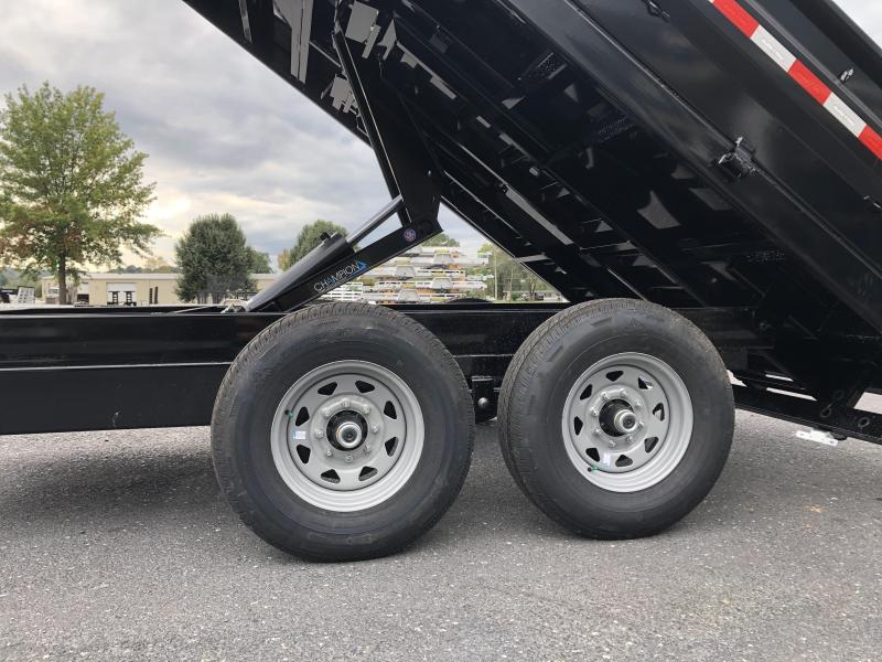 Sure Trac 96" x 14' Deckover Dump Trailer w/ Fold Down Sides | New and